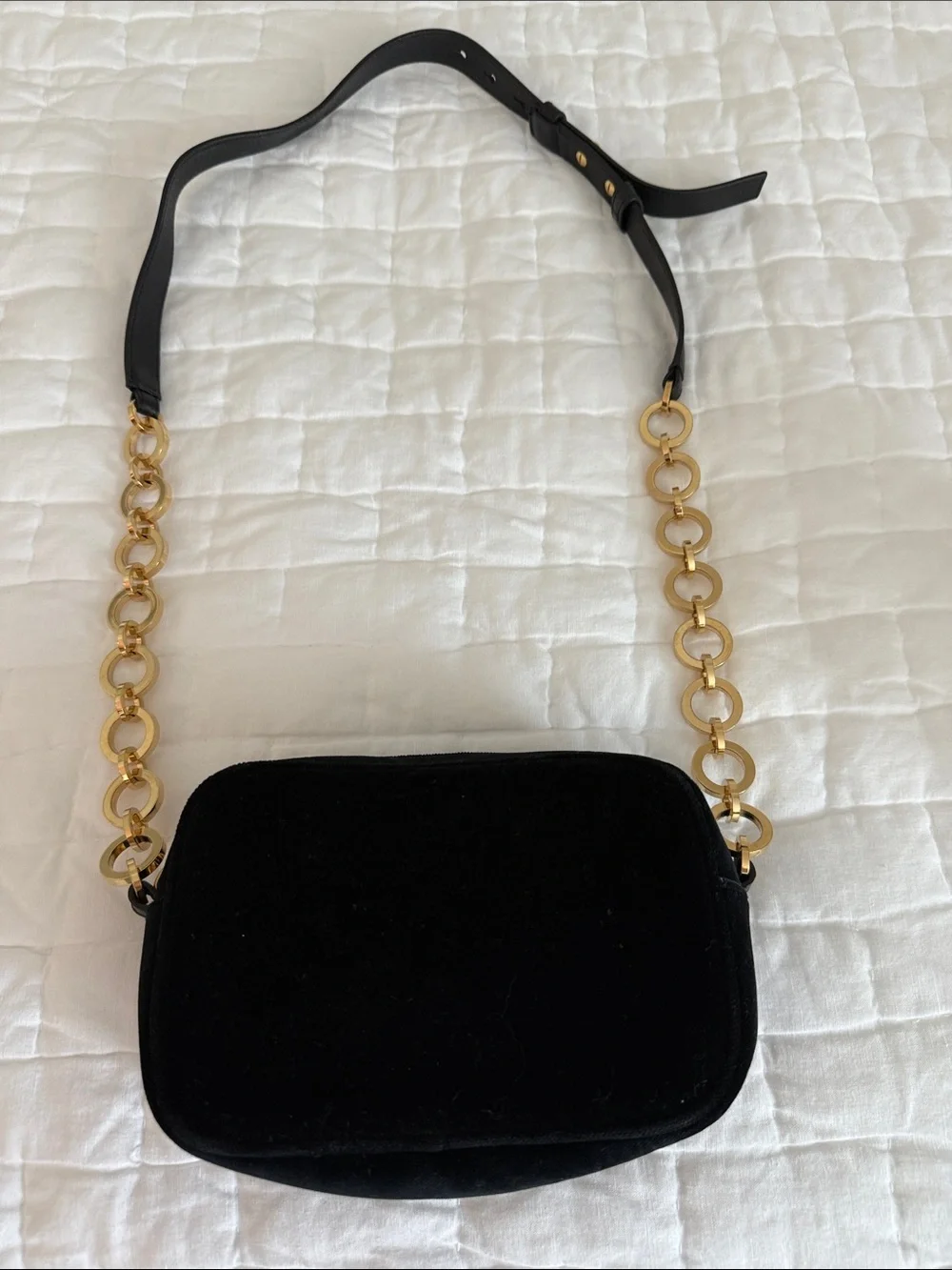 Balmain camera velvet